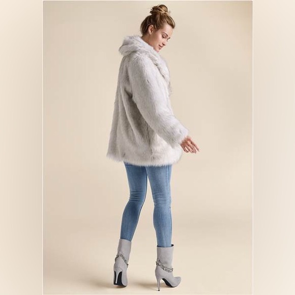 Venus Mid-Length Faux-Fur Coat, Size XL New w/Tag in original packaging - Picture 4 of 12